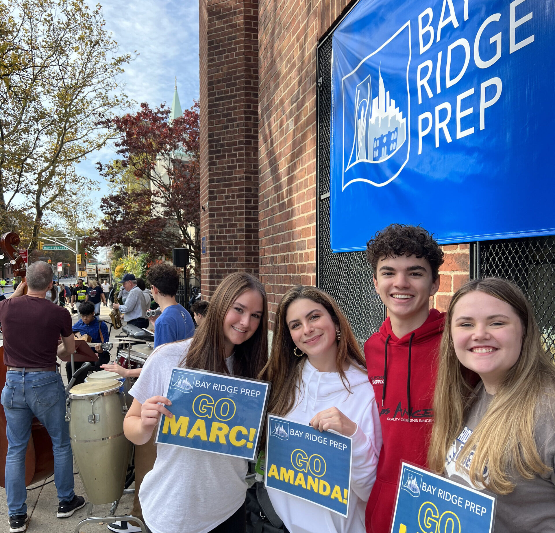 Bay Ridge Channel Community Celebrates Marathoners - Bay Ridge Prep
