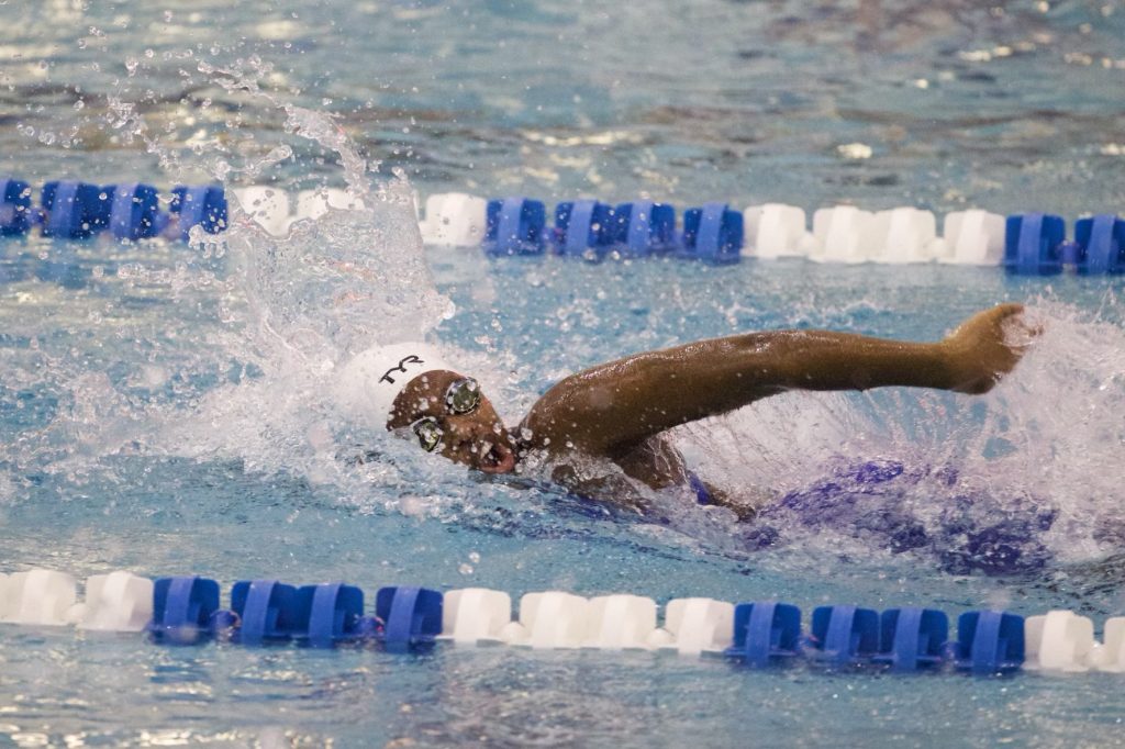 varsity swimmer